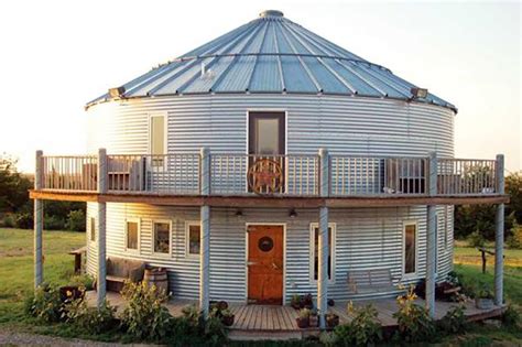 metal silo house|houses made out of silos.